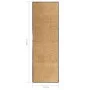 Cream washable doormat 60x180 cm by vidaXL, Doormats - Ref: Foro24-323465, Price: 52,82 €, Discount: %
