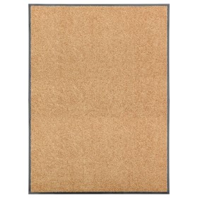 Washable cream doormat 90x120 cm by vidaXL, Doormats - Ref: Foro24-323466, Price: 56,06 €, Discount: %