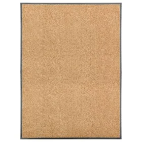 Washable cream doormat 90x120 cm by vidaXL, Doormats - Ref: Foro24-323466, Price: 49,84 €, Discount: %