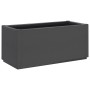 Dark gray PP planter 80x36x35 cm by , Pots and planters - Ref: Foro24-368777, Price: 67,45 €, Discount: %