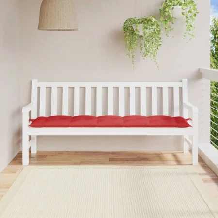 Garden bench cushion in red Oxford fabric 180x50x7 cm by , Cushions for chairs and sofas - Ref: Foro24-361627, Price: 32,46 €...