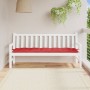 Cojín de banco de jardín tela Oxford rojo 180x50x7 cm de , Cojines para sillas y sofás - Ref: Foro24-361627, Precio: 32,84 €