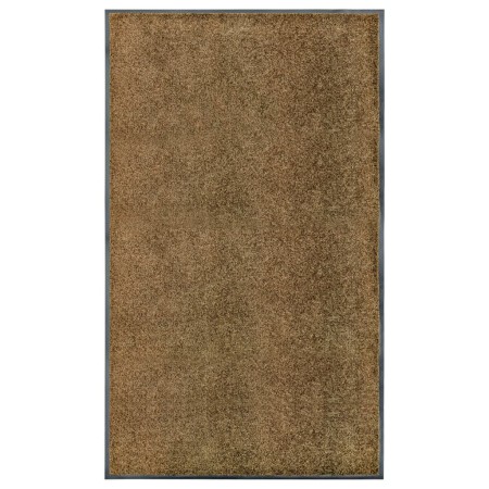 Braune waschbare Fußmatte 90x150 cm von vidaXL, Fußmatten - Ref: Foro24-323437, Preis: 65,44 €, Rabatt: %