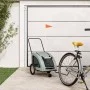 Bicycle pet trailer, iron frame, gray Oxford fabric by , pet strollers - Ref: Foro24-93979, Price: 112,08 €, Discount: %