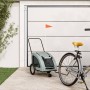 Fahrradanhänger für Haustiere, Eisen, grauer Oxford-Stoff. von , Kinderwagen für Haustiere - Ref: Foro24-93979, Preis: 114,25...