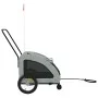 Bicycle pet trailer, iron frame, gray Oxford fabric by , pet strollers - Ref: Foro24-93979, Price: 112,08 €, Discount: %