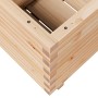 Solid pine wood planter 50x50x49.5 cm by , Pots and planters - Ref: Foro24-3282514, Price: 113,18 €, Discount: %