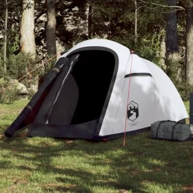 Tunnel tent for 2 people, opaque waterproof fabric, white by , tents - Ref: Foro24-94607, Price: 75,35 €, Discount: %