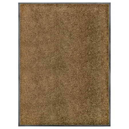 Felpudo lavable marrón 90x120 cm de vidaXL, Felpudos - Ref: Foro24-323436, Precio: 62,62 €, Descuento: %