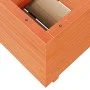 Solid pine wood planter in brown wax 50x50x49.5 cm by , Pots and planters - Ref: Foro24-3282516, Price: 133,17 €, Discount: %