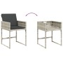 Garden dining set with 13 pieces, light gray synthetic rattan and cushions. by , Garden sets - Ref: Foro24-3278074, Price: 82...