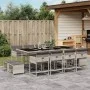 Set comedor jardín y cojines 13 pzas ratán sintético gris claro de , Conjuntos de jardín - Ref: Foro24-3278110, Precio: 740,5...