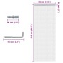 Kettengitter für Aluminiumtür 80x212 cm von , Moskitonetze für Fenster - Ref: Foro24-4010009, Preis: 75,35 €, Rabatt: %