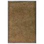 Braune waschbare Fußmatte 60x90 cm von vidaXL, Fußmatten - Ref: Foro24-323434, Preis: 33,07 €, Rabatt: %
