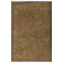 Braune waschbare Fußmatte 60x90 cm von vidaXL, Fußmatten - Ref: Foro24-323434, Preis: 33,70 €, Rabatt: %