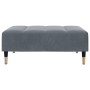 Zweiplätziges Schlafsofa mit dunkelgrauem Samthocker. von , Sofas - Ref: Foro24-3258152, Preis: 381,27 €, Rabatt: %