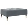 Zweiplätziges Schlafsofa mit dunkelgrauem Samthocker. von , Sofas - Ref: Foro24-3258152, Preis: 374,60 €, Rabatt: %