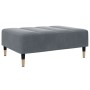 Zweiplätziges Schlafsofa mit dunkelgrauem Samthocker. von , Sofas - Ref: Foro24-3258152, Preis: 381,27 €, Rabatt: %