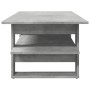 Mitteltisch aus grauem Beton-Ingenieurholz 102x55x42 cm von , Couchtisch - Ref: Foro24-823265, Preis: 57,32 €, Rabatt: %