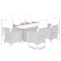 Garten-Essgruppe 7-teilig mit schwarzen Polstern aus synthetischem Rattan von , Gartensets - Ref: Foro24-3276700, Preis: 846,...