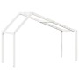 Massives weißes Kinderbett aus Holz 203x95,5x142 cm von , Zubehör für Betten und Lattenroste - Ref: Foro24-846941, Preis: 76,...