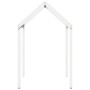 Massives weißes Kinderbett aus Holz 217x85,5x154 cm von , Zubehör für Betten und Lattenroste - Ref: Foro24-846962, Preis: 93,...