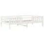 Solid white pine wood bed frame 90x200 cm by , Beds and slatted bases - Ref: Foro24-846974, Price: 154,07 €, Discount: %
