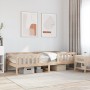 Solid pine wood bed frame 80x200 cm by , Beds and slatted bases - Ref: Foro24-846976, Price: 101,59 €, Discount: %