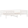 Solid white pine wood bed frame 75x190 cm by , Beds and slatted bases - Ref: Foro24-846983, Price: 99,60 €, Discount: %