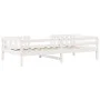 Estructura de cama madera maciza de pino blanco 75x190 cm de , Camas y somieres - Ref: Foro24-846983, Precio: 98,55 €, Descue...
