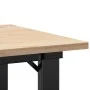 Center table with solid pine wood frame and iron, 50x50x35 cm by , Coffee table - Ref: Foro24-3282659, Price: 59,04 €, Discou...