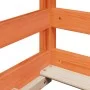 Cama infantil con techo madera maciza pino marrón 80x160 cm de , Camas y somieres - Ref: Foro24-847014, Precio: 118,54 €, Des...