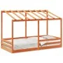 Kinderbett mit massivem Kieferndach in Braun 90x200 cm. von , Betten und Lattenroste - Ref: Foro24-847002, Preis: 129,22 €, R...