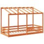 Kinderbett mit massivem Kieferndach in Braun 90x200 cm. von , Betten und Lattenroste - Ref: Foro24-847002, Preis: 130,41 €, R...