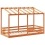 Kinderbett mit massivem Kieferndach in Braun 90x200 cm. von , Betten und Lattenroste - Ref: Foro24-847002, Preis: 129,22 €, R...