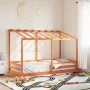Kinderbett mit massivem Kieferndach in Braun 90x200 cm. von , Betten und Lattenroste - Ref: Foro24-847002, Preis: 129,22 €, R...