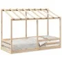 Kinderbett mit massivem Kieferndach 75x190 cm von , Betten und Lattenroste - Ref: Foro24-847009, Preis: 104,53 €, Rabatt: %