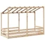 Kinderbett mit massivem Kieferndach 75x190 cm von , Betten und Lattenroste - Ref: Foro24-847009, Preis: 104,53 €, Rabatt: %