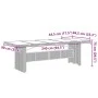 Garden dining set 9 pieces and gray synthetic rattan cushions by , Garden sets - Ref: Foro24-3277603, Price: 1,00 €, Discount: %