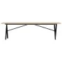 Solid pine wood and iron X-frame coffee table 160x40x45 cm by , Coffee table - Ref: Foro24-3282690, Price: 83,59 €, Discount: %