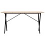 Esstisch mit massivem Kiefernholz- und Eisenrahmen 160x80x75cm. von , Küchen- und Esstische - Ref: Foro24-3282699, Preis: 117...