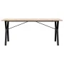 Dining table with solid pine wood and iron frame, 180x90x75cm. by , Kitchen and dining tables - Ref: Foro24-3282722, Price: 1...