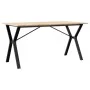 Esstisch aus massivem Kiefernholz und Eisenrahmen 140x80x75cm. von , Küchen- und Esstische - Ref: Foro24-3282720, Preis: 132,...