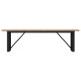 Mesa centro marco O madera maciza pino y hierro 160x40x45,5 cm de , Mesas de centro - Ref: Foro24-3282734, Precio: 105,45 €, ...