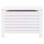 Storage box with lid FROG solid white wood 80x49x54 cm by , Storage trunks - Ref: Foro24-4002322, Price: 94,77 €, Discount: %