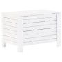 Storage box with lid FROG solid white wood 80x49x54 cm by , Storage trunks - Ref: Foro24-4002322, Price: 96,23 €, Discount: %