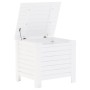 Storage box with lid FROG solid white wood 60x49x54 cm by , Storage trunks - Ref: Foro24-4002320, Price: 81,20 €, Discount: %