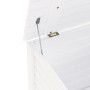 Storage box with lid FROG solid white wood 60x49x54 cm by , Storage trunks - Ref: Foro24-4002320, Price: 81,20 €, Discount: %