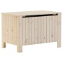 Storage box with lid FROG solid pine wood 80x49x54 cm by , Storage trunks - Ref: Foro24-4002329, Price: 92,37 €, Discount: %
