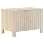 Storage box with lid FROG solid pine wood 80x49x54 cm by , Storage trunks - Ref: Foro24-4002329, Price: 91,00 €, Discount: %